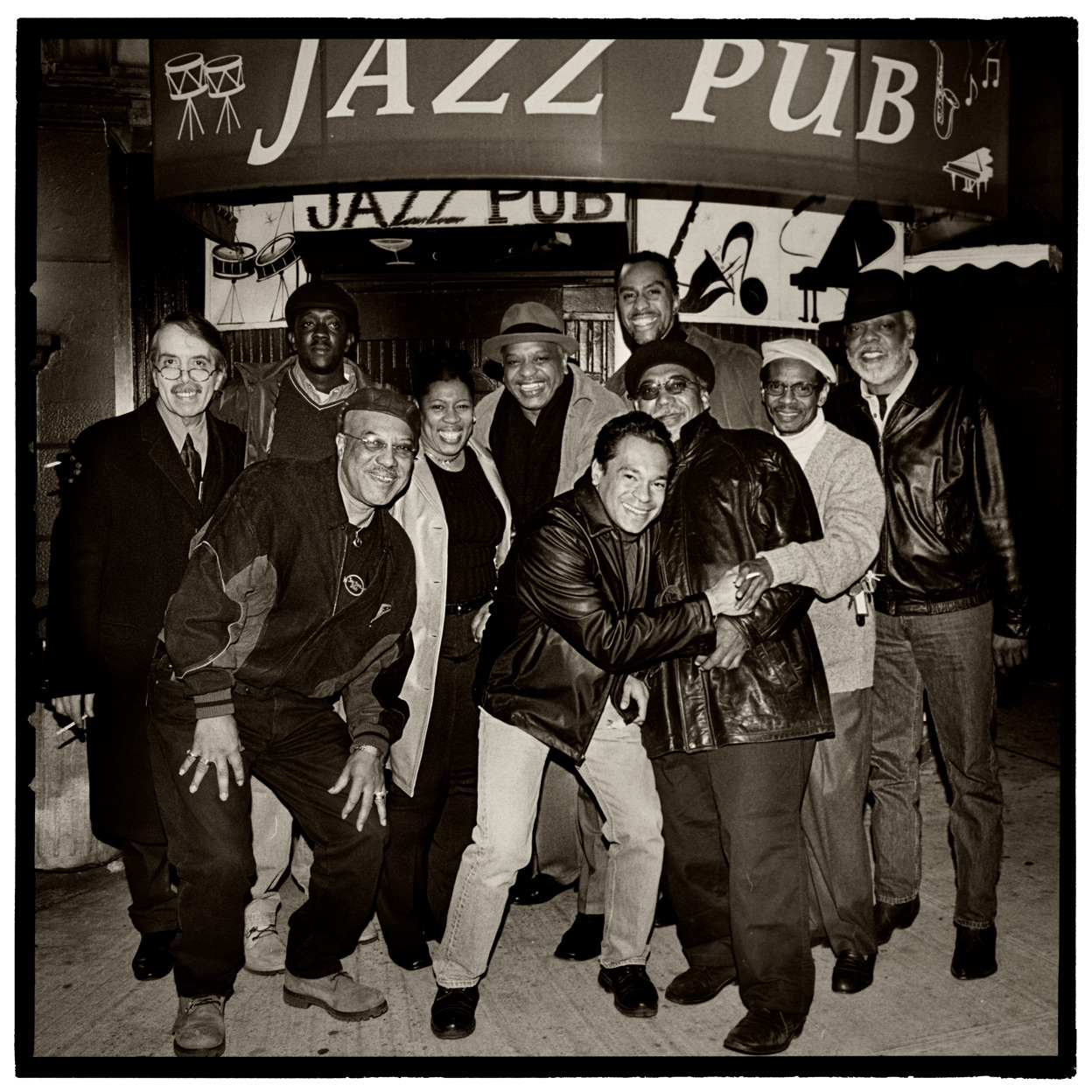 Jazz Musicians Outside St. Nicholas Pub